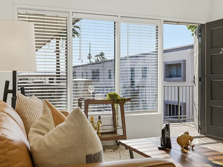 All units feature screen doors allowing for natural ventilation and privacy.