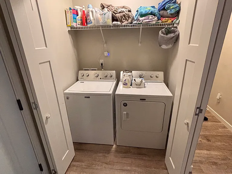 Laundry closet
