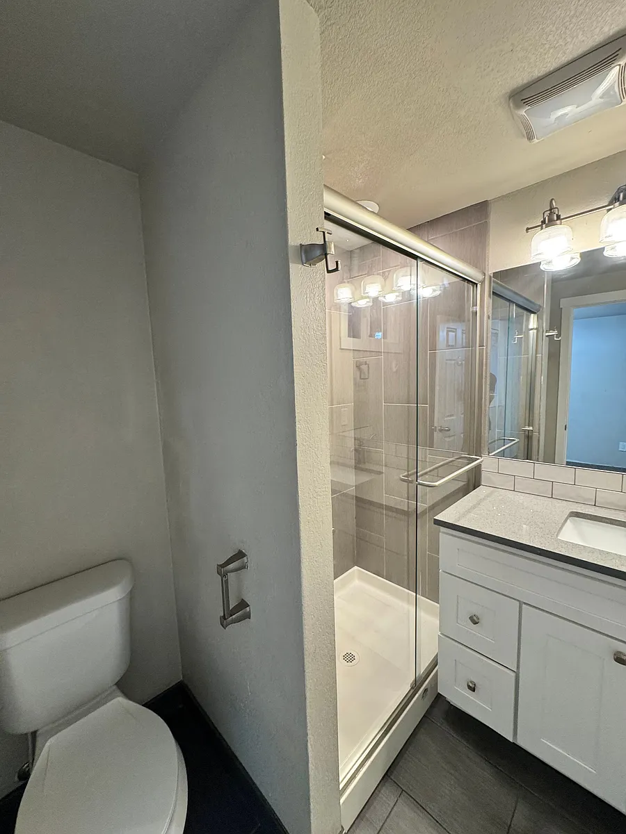 En suite Bathroom - 208 S Shields St #DOWN