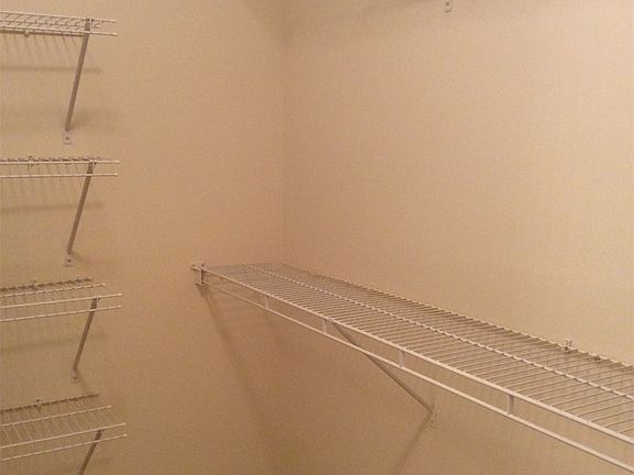 Closet with extra shelving