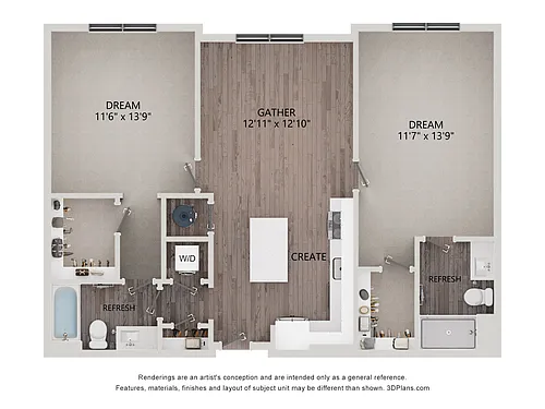 Floor plan F01