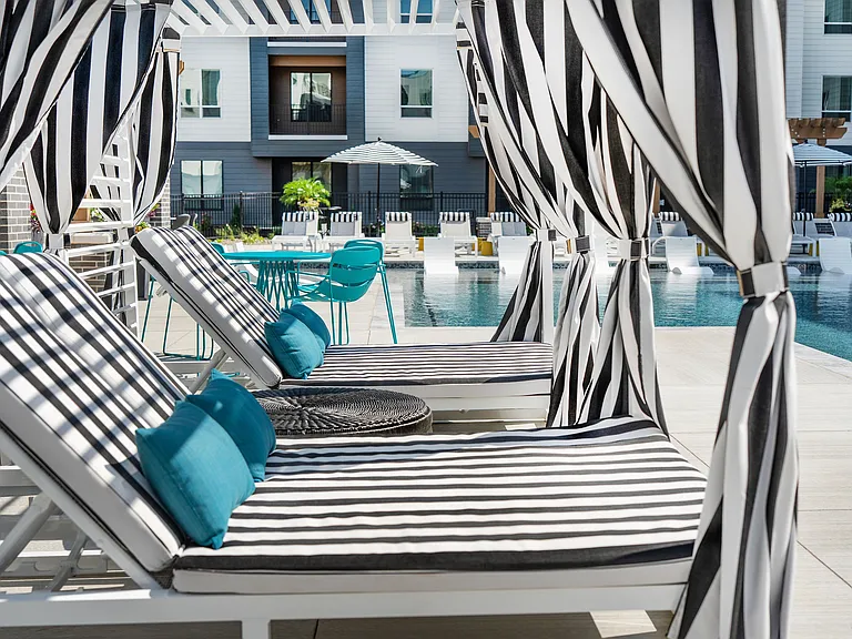 Shaded Cabanas