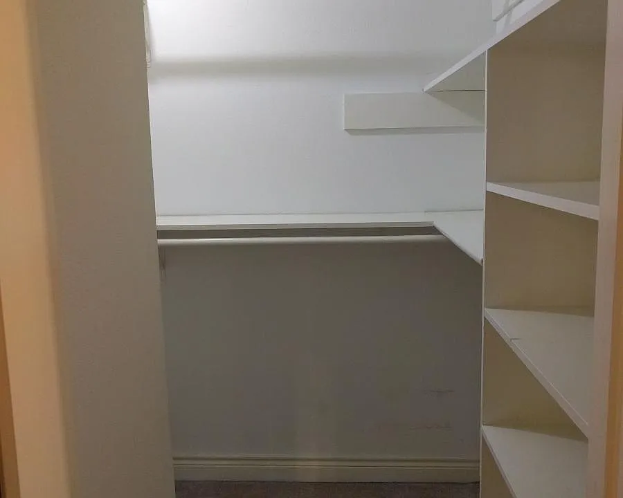 Large walk in closet