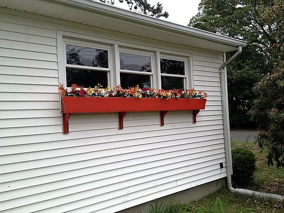 Restored Wood Flowerbox