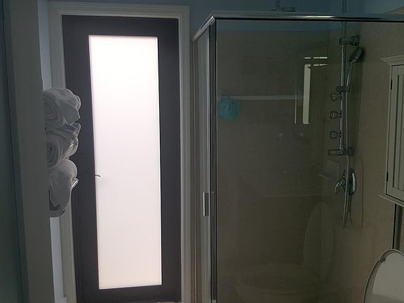 side entrance guest bath