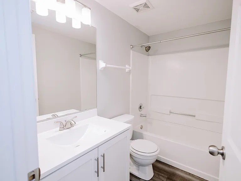 Tiled tub and shower combination