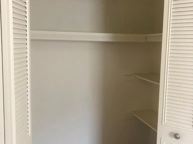 Back bedroom large walk in closet
