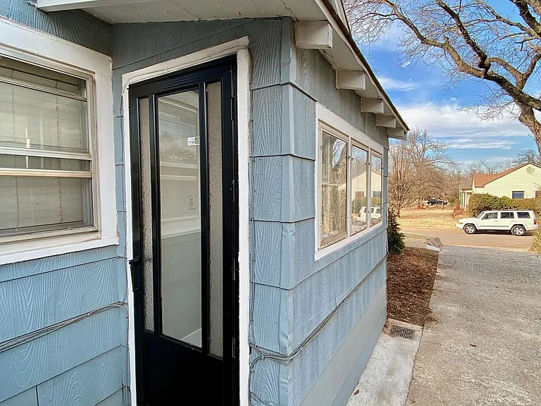 Side entrance