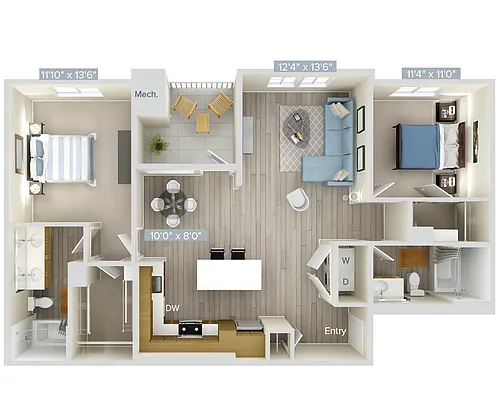 Floor plan B5-1214-1