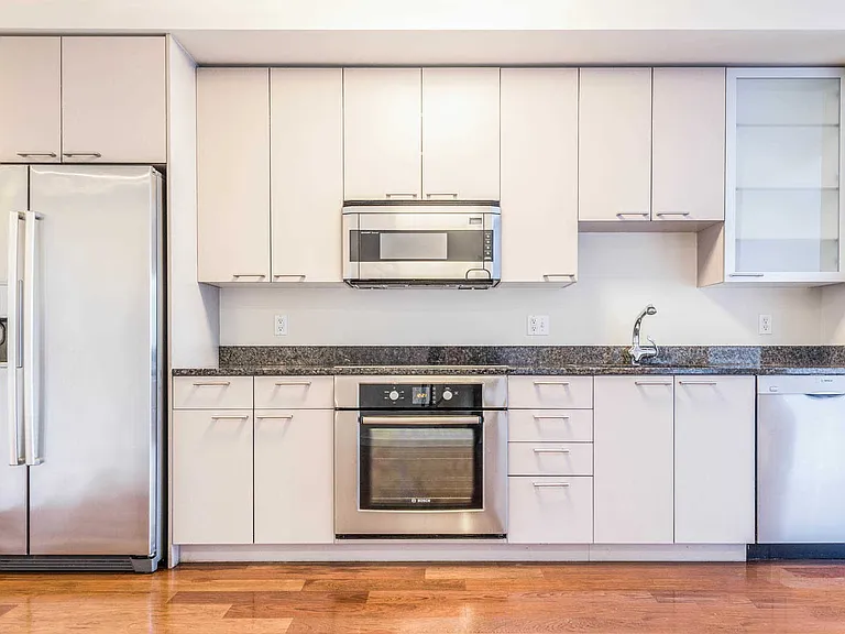 Kitchen with Stainless Steel Appliances and Granite Counters