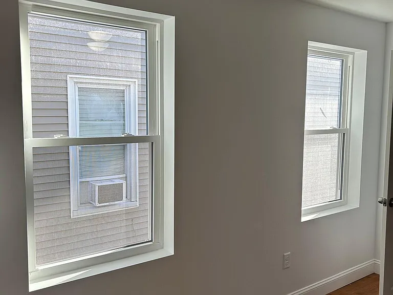 Master bedroom windows
