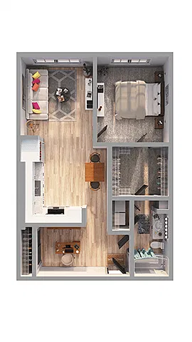 Floor plan A1E