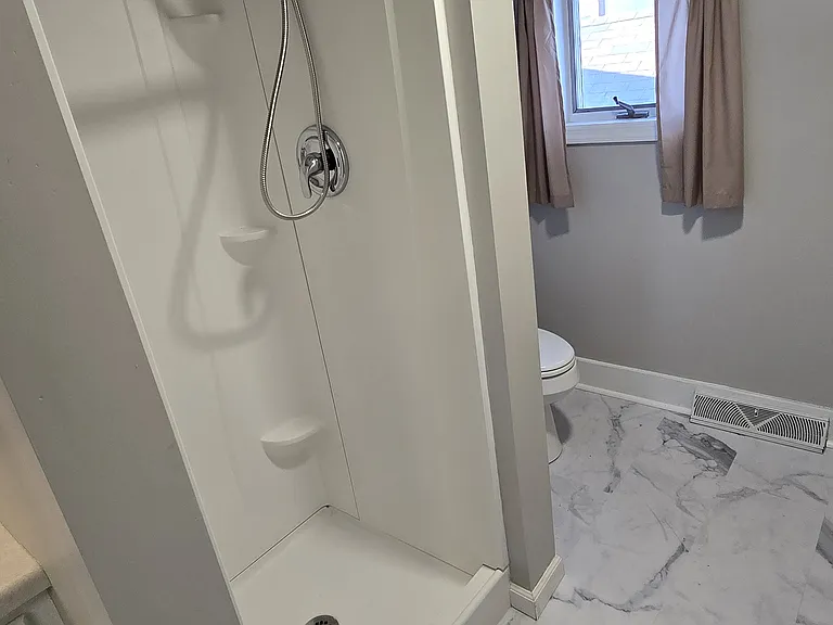 New bath shower stalls!