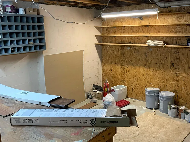 Basement Work Area