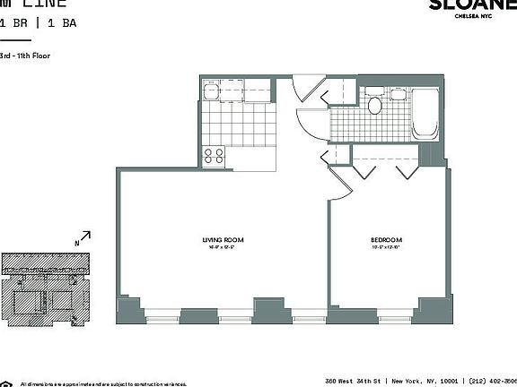 2nd image of 360 W 34th St APT 10M