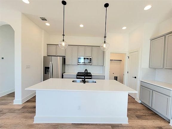 Modern open floor plan.