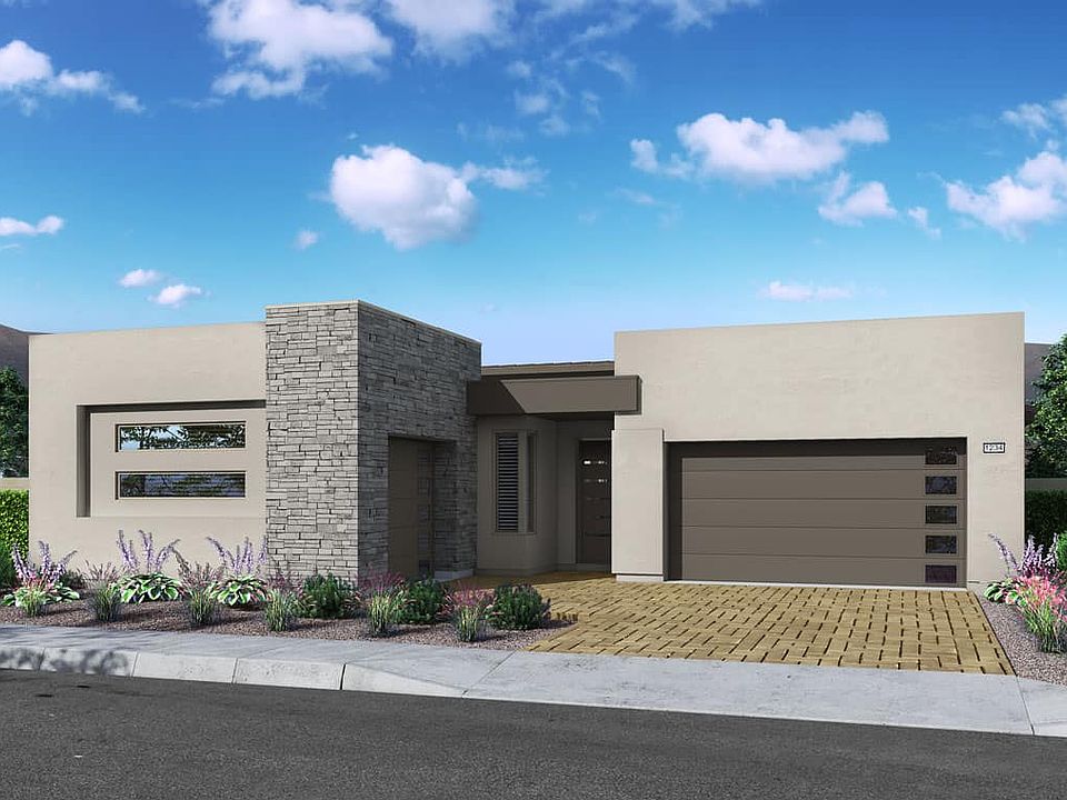 PLAN 1 EXTERIOR B DESERT MODERN