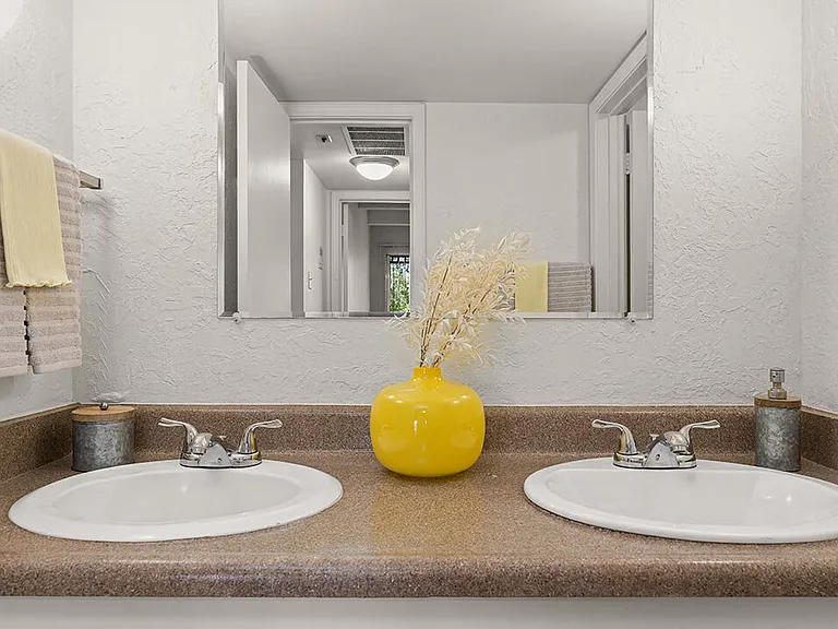 Dual Sink in Bathroom!