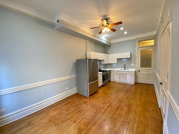 Long Kitchen/dining room.