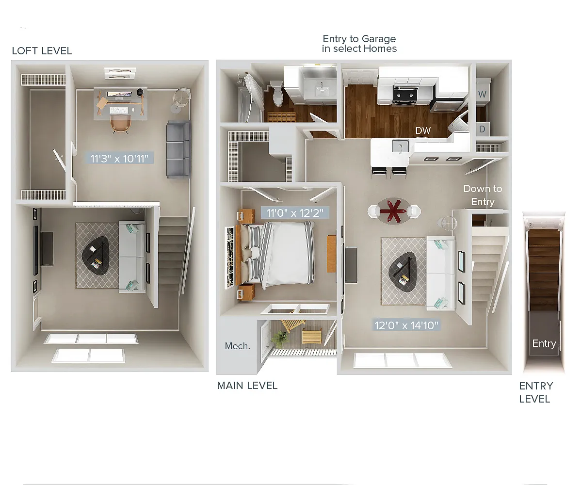 Floor plan A1L-P