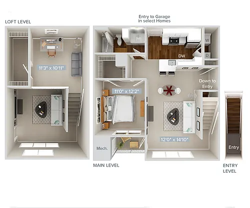 Floor plan A1L-U