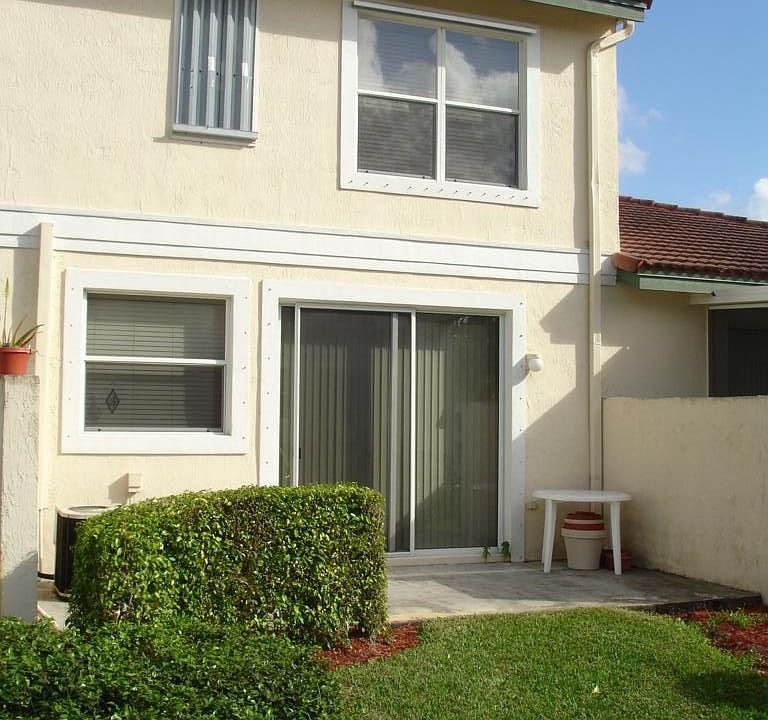 View of the Rear Patio! Extended Poured Concrete! 20x8! 