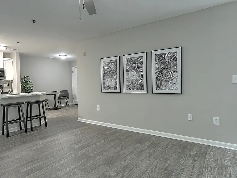 Spacious living and dining areas offer endless possibilities for seating and entertainment.