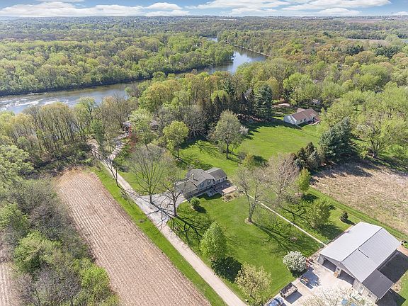 Only four homes are located on this private lane and this home is near the end, on the right side of