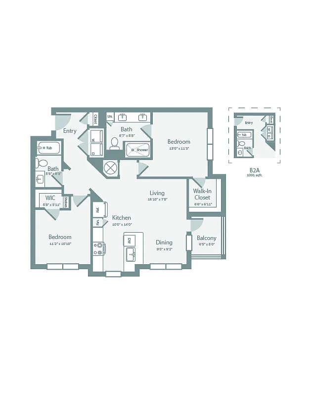 Floor plan Clover