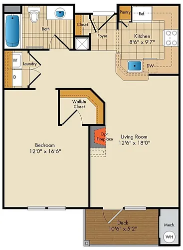 Floor plan Paddington