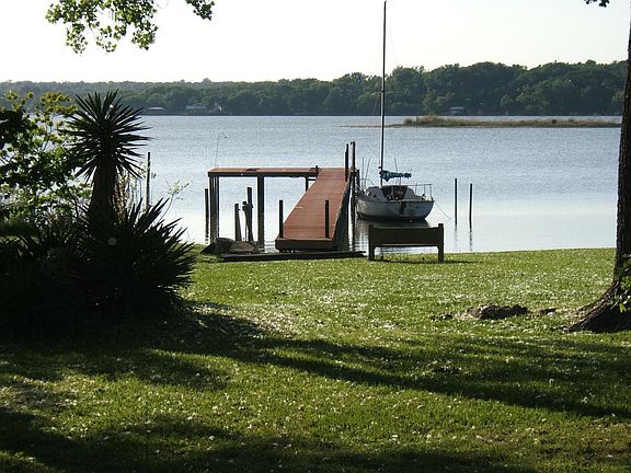 Dock behind home