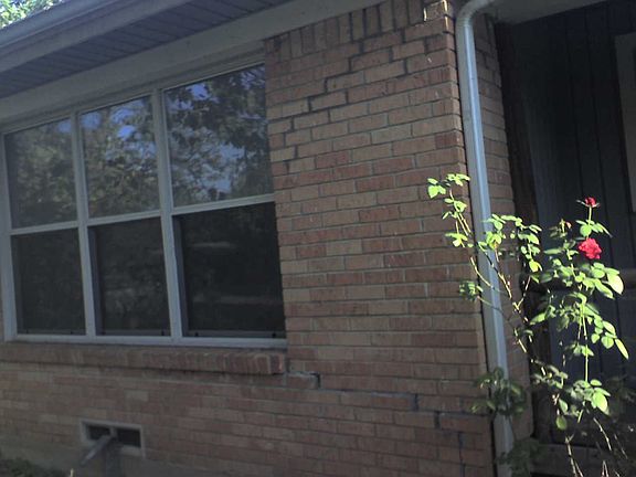 Left of the porch