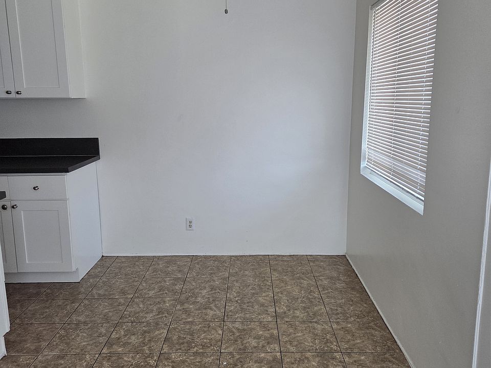 kitchen nook from living room view