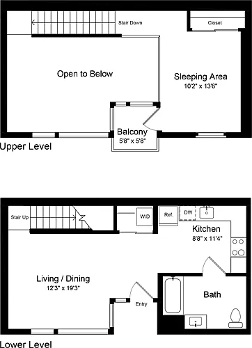 Floor plan Loft BB