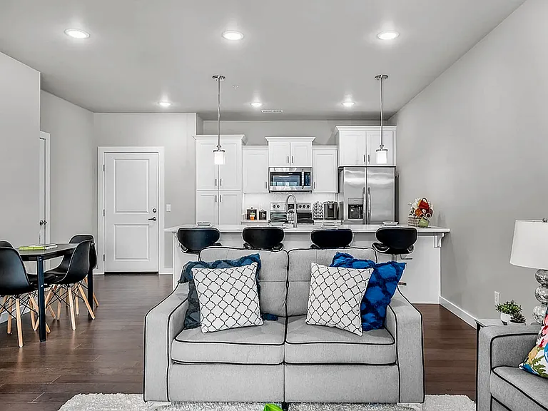 Verdant Living Kitchen