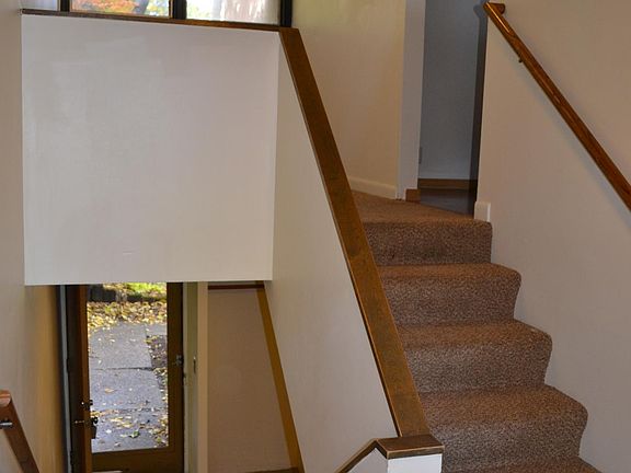 Front door foyer and steps