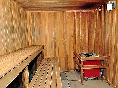 Sauna in clubhouse