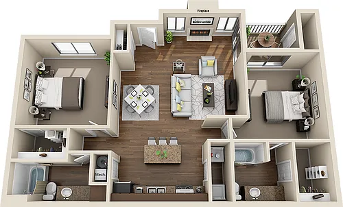 Floor plan The Carlton