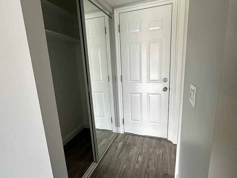DOWNSTAIRS HALLWAY CLOSET/DOOR TO GARAGE