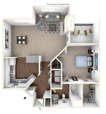 Floor plan Mount Bachelor