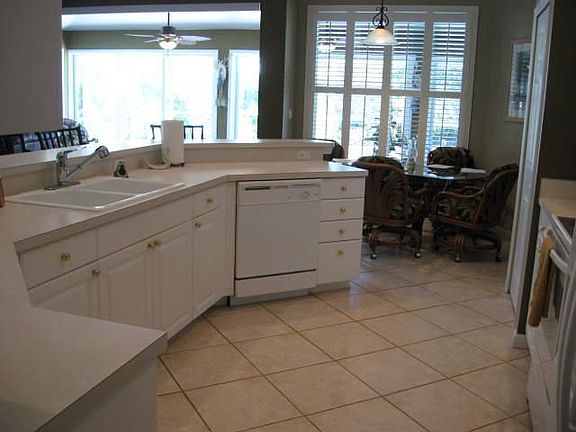 tiled floor & nook view