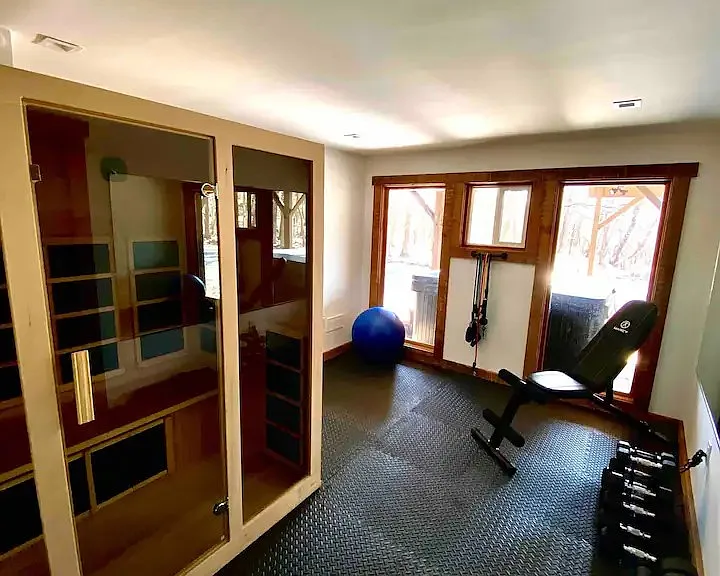 Indoor Gym/Sauna Wellness Area