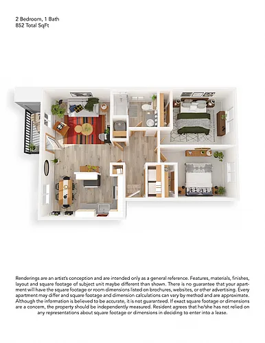 Floor plan 2x1 Classic
