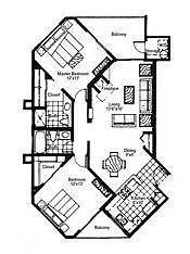 Floor plan Renovated 2x2