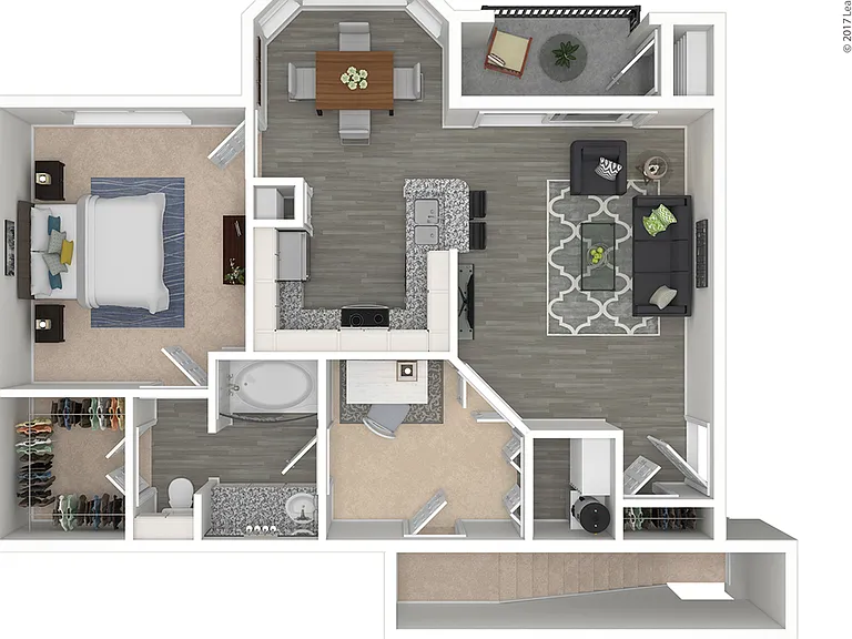 Walnut Hill Las Colinas- A3 Floorplan Walnut Hill Las Colinas- A3 Floorplan