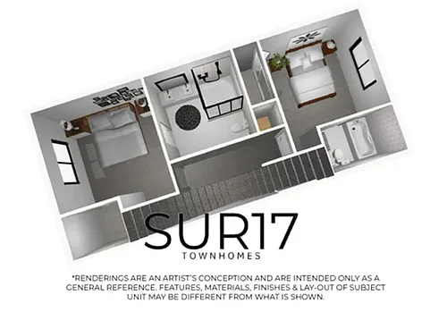 Floor plan ESTE with rooftop