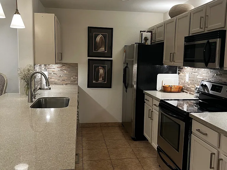 Another view of spacious kitchen