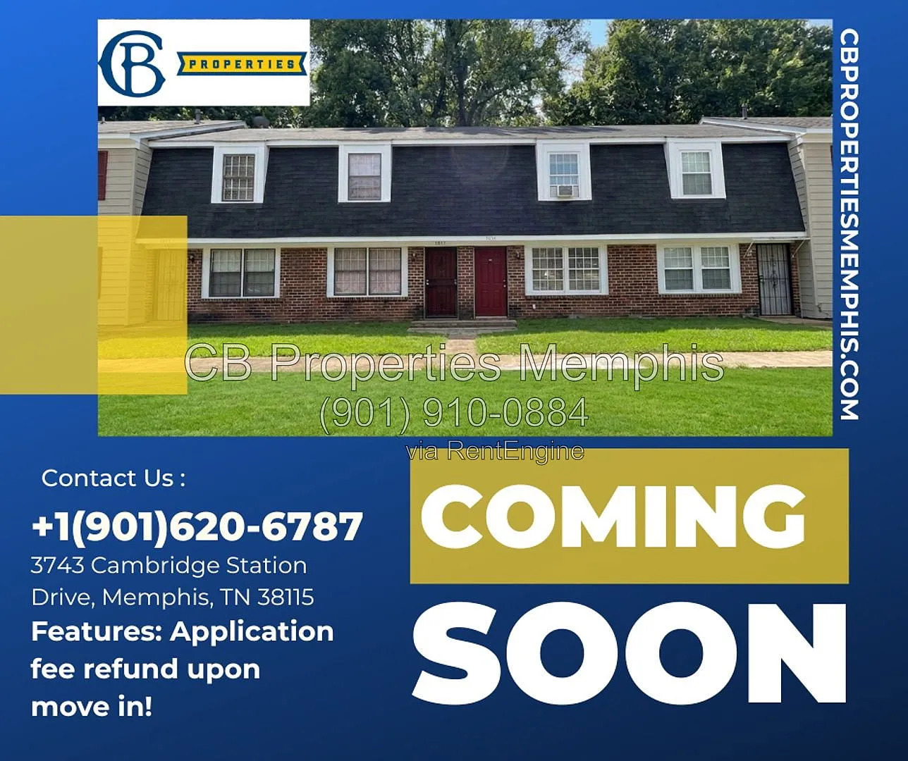 2 bed, 1.5 bath, 990 sqft, $850 — Photo 1