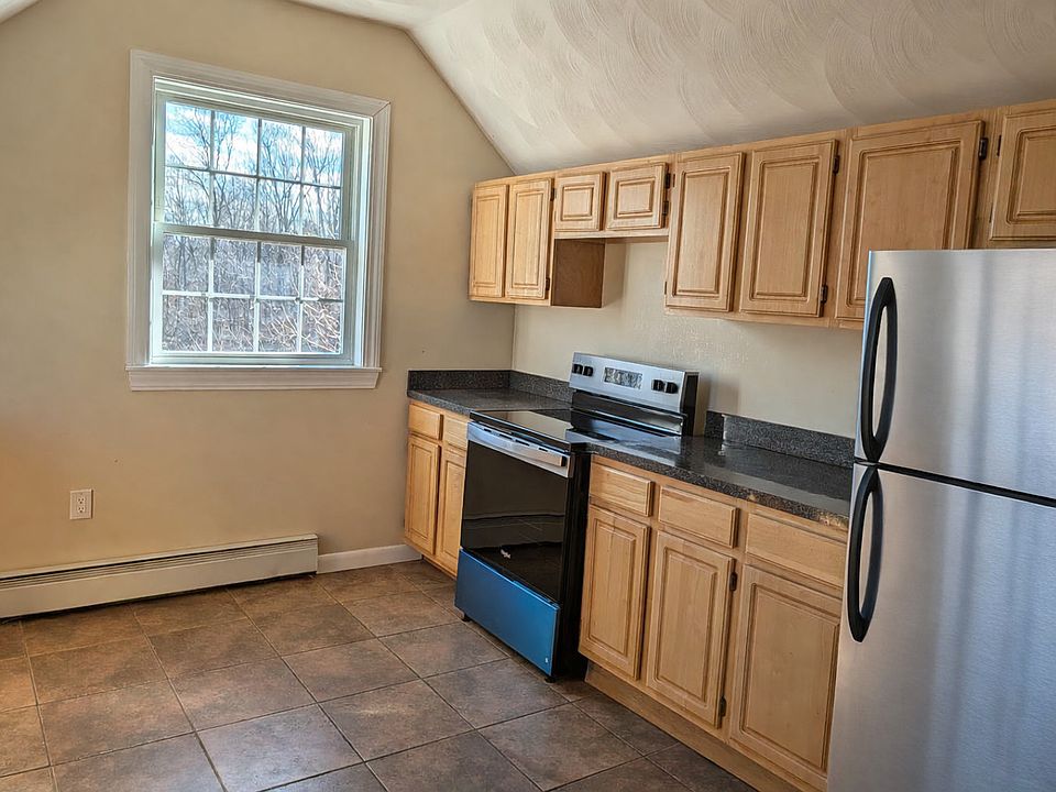 Kitchen with new stove