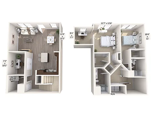 Floor plan B1TD-V-3